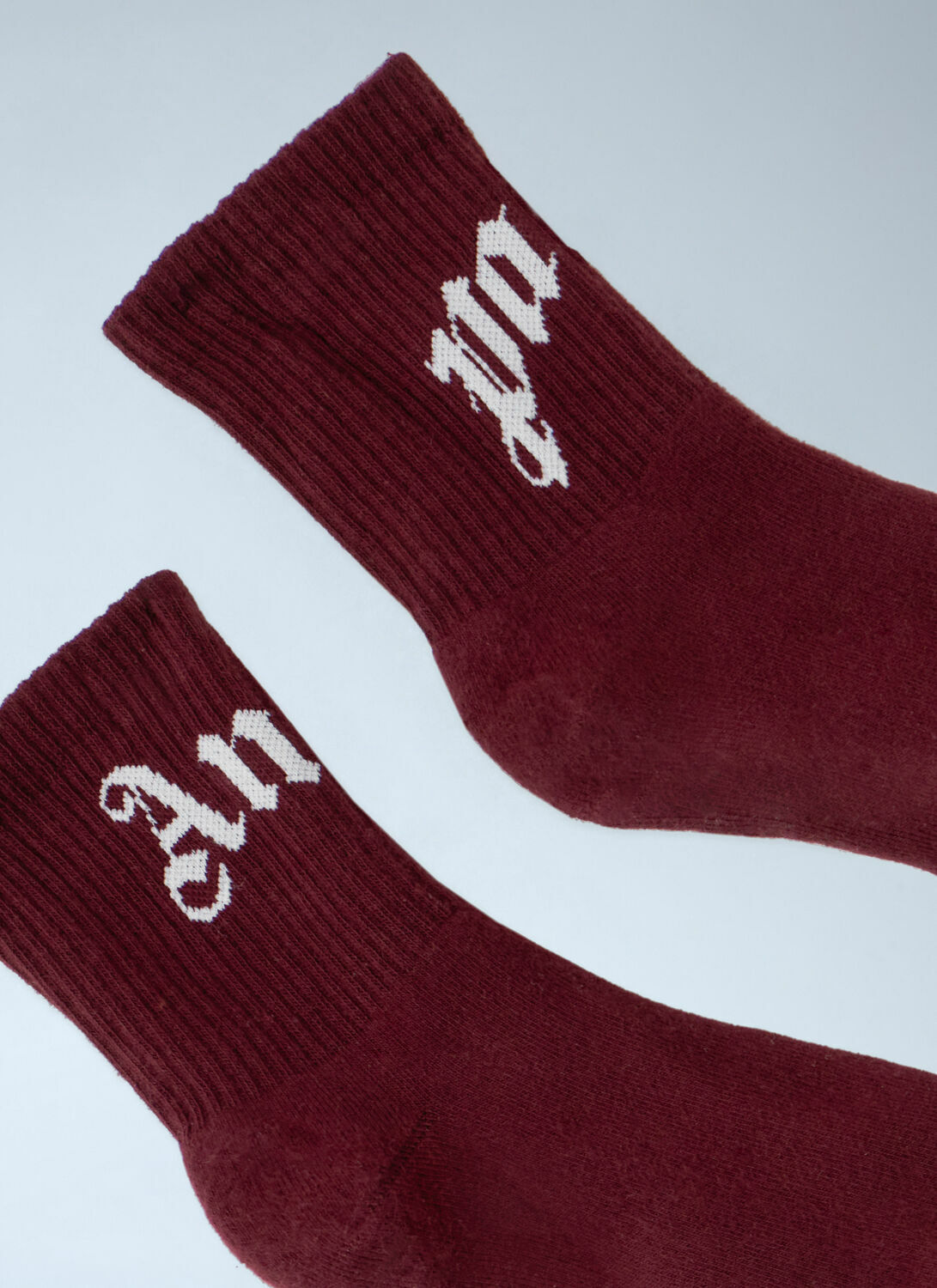 Palm Angels Curved Logo Socks