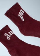 Palm Angels Curved Logo Socks