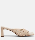 Souliers Martinez Ernestina braided leather mules