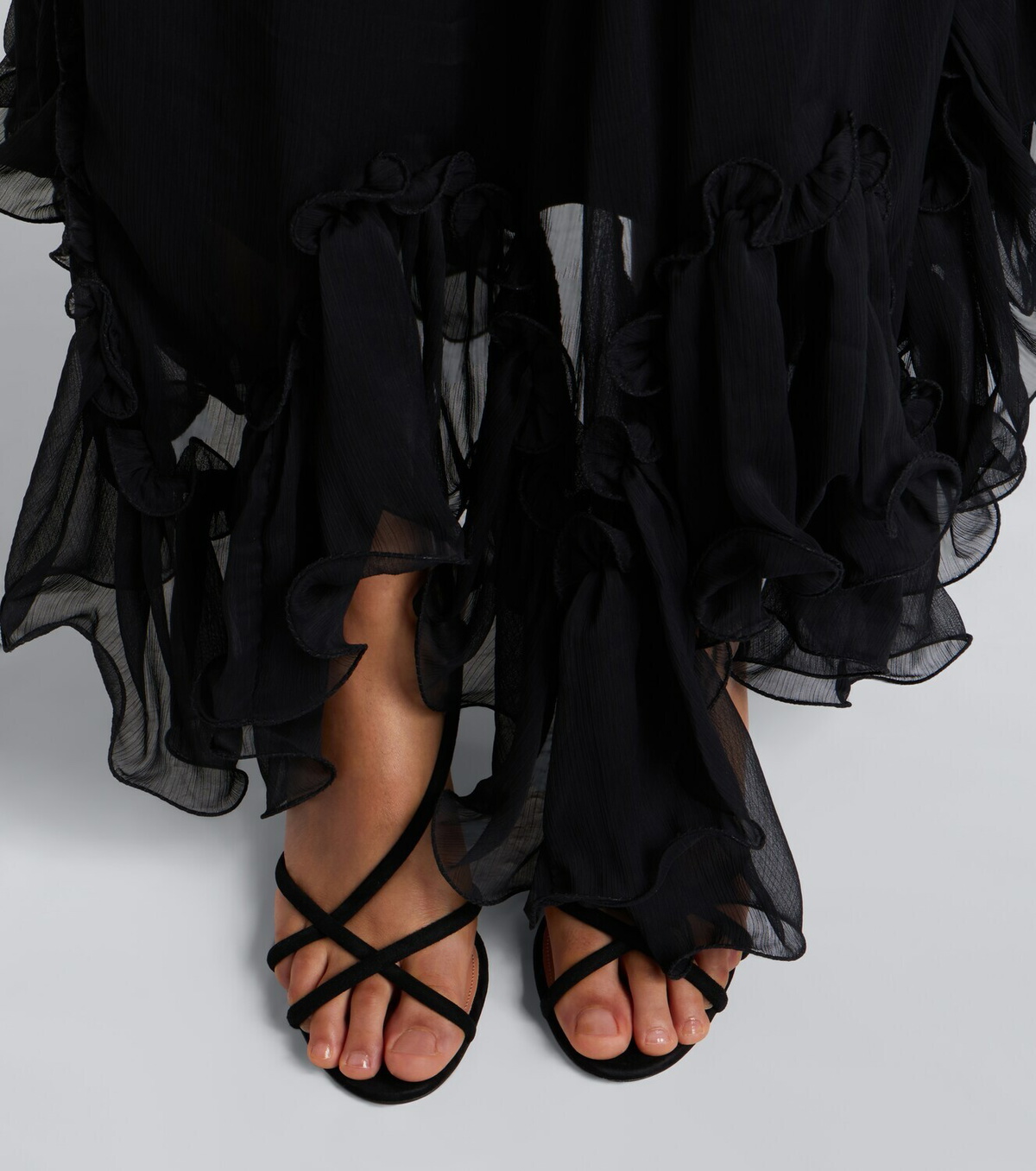 Aquazzura Horizon suede sandals