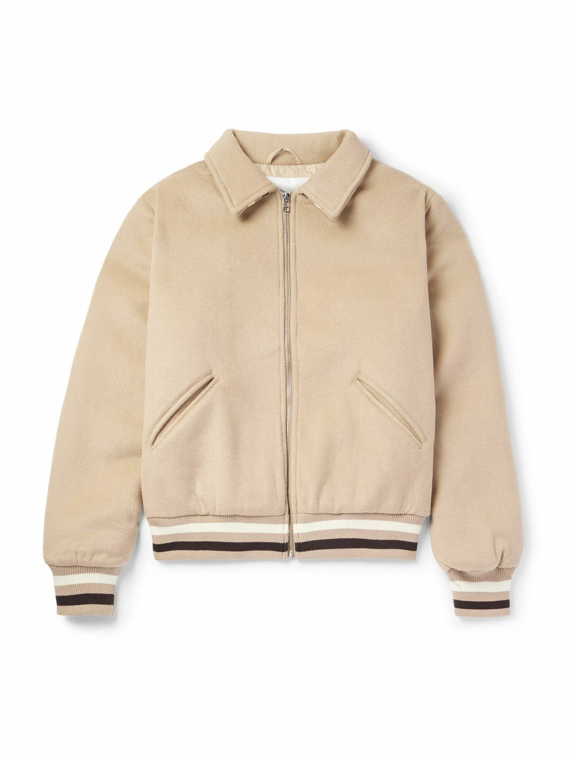 Pop Trading Company - Wool-Blend Jacket - Neutrals Pop Pop Trading Company - Wool-Blend Jacket - Neutrals Pop