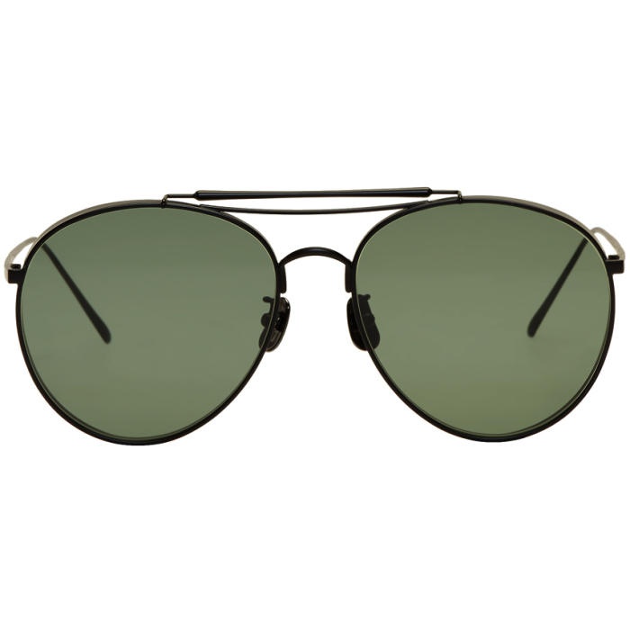 Photo: Gentle Monster Black and Green Big Bully Sunglasses 