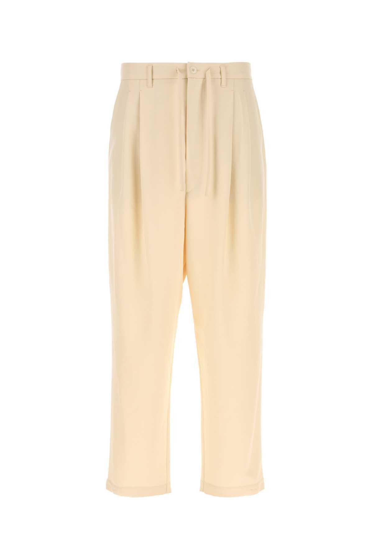 Lemaire LEMAIRE Black drawstring pants in wool blend main image 1