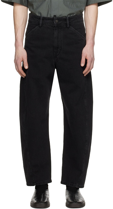 Photo: LEMAIRE Black Twisted Jeans