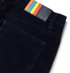Paul Smith - Slim-Fit Cotton-Blend Corduroy Trousers - Blue