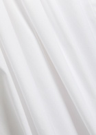 Max Mara Cotton-blend Maxi Shirt Dress White