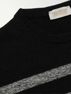 John Smedley - Johan Slim-Fit Recycled Cashmere and Merino Wool-Blend Sweater - Black