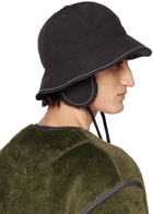 Barbour Black and wander Edition Ear Flap Bucket Hat