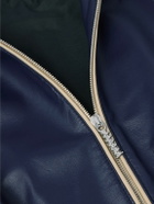 Marni - Striped Leather Jacket - Blue