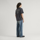 END. Worn Established T-shirt in Cinder Black