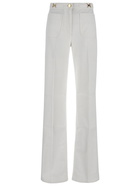 Elisabetta Franchi White Jeans