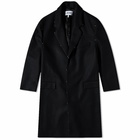 Loewe Men's Embroidered Long Coat in Black