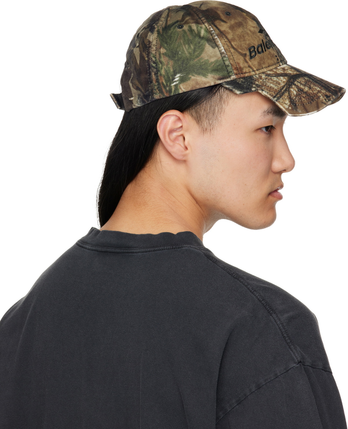 Balenciaga Khaki Camo Cap