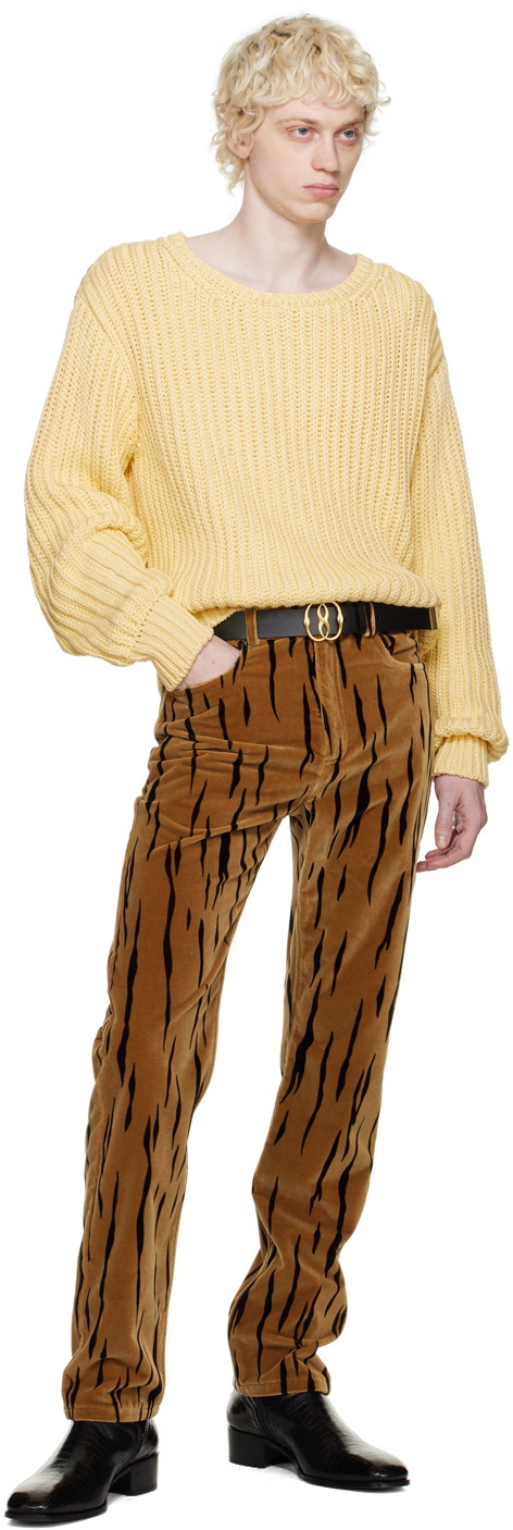 Bally Yellow Crewneck Sweater