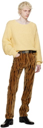 Bally Yellow Crewneck Sweater