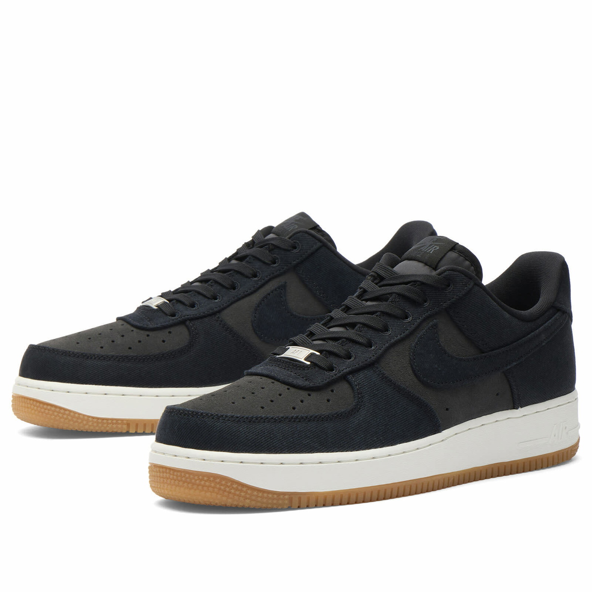 Nike Men's Air Force 1 '07 Sneaker in Black/Grey/White