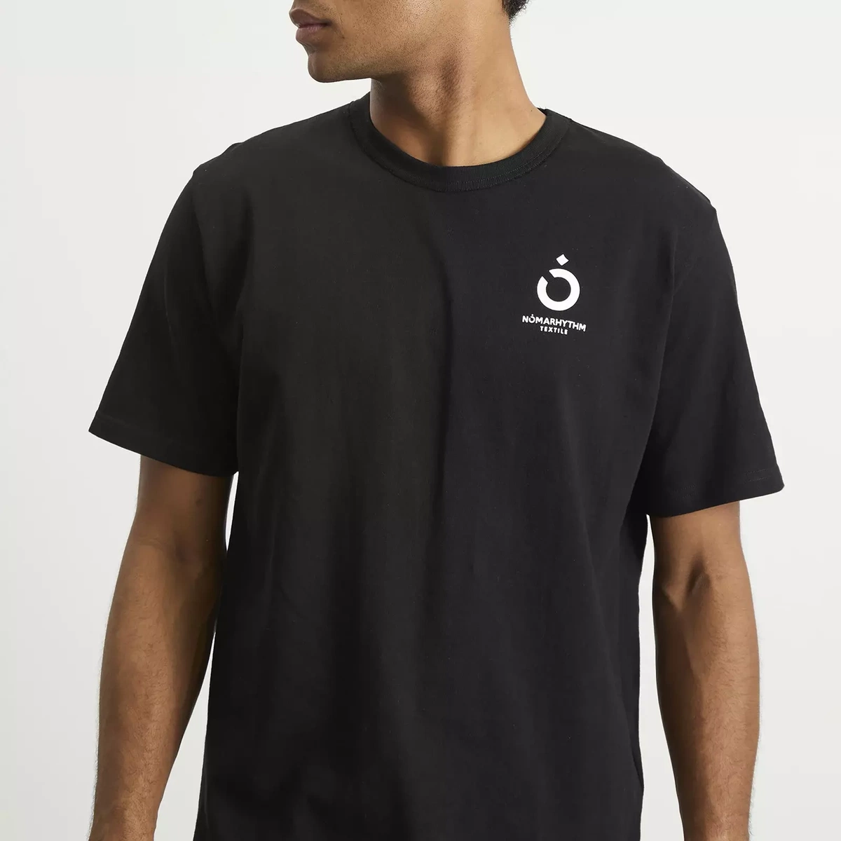 NOMARHYTHM TEXTILE Men's Icon Logo T-Shirt in Black