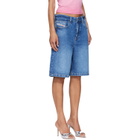 Diesel Blue De-Sire-Short Denim Shorts