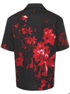 ALEXANDER MCQUEEN Wax Floral Print Cotton Shirt