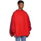 Y/Project Red Double Sweatshirt