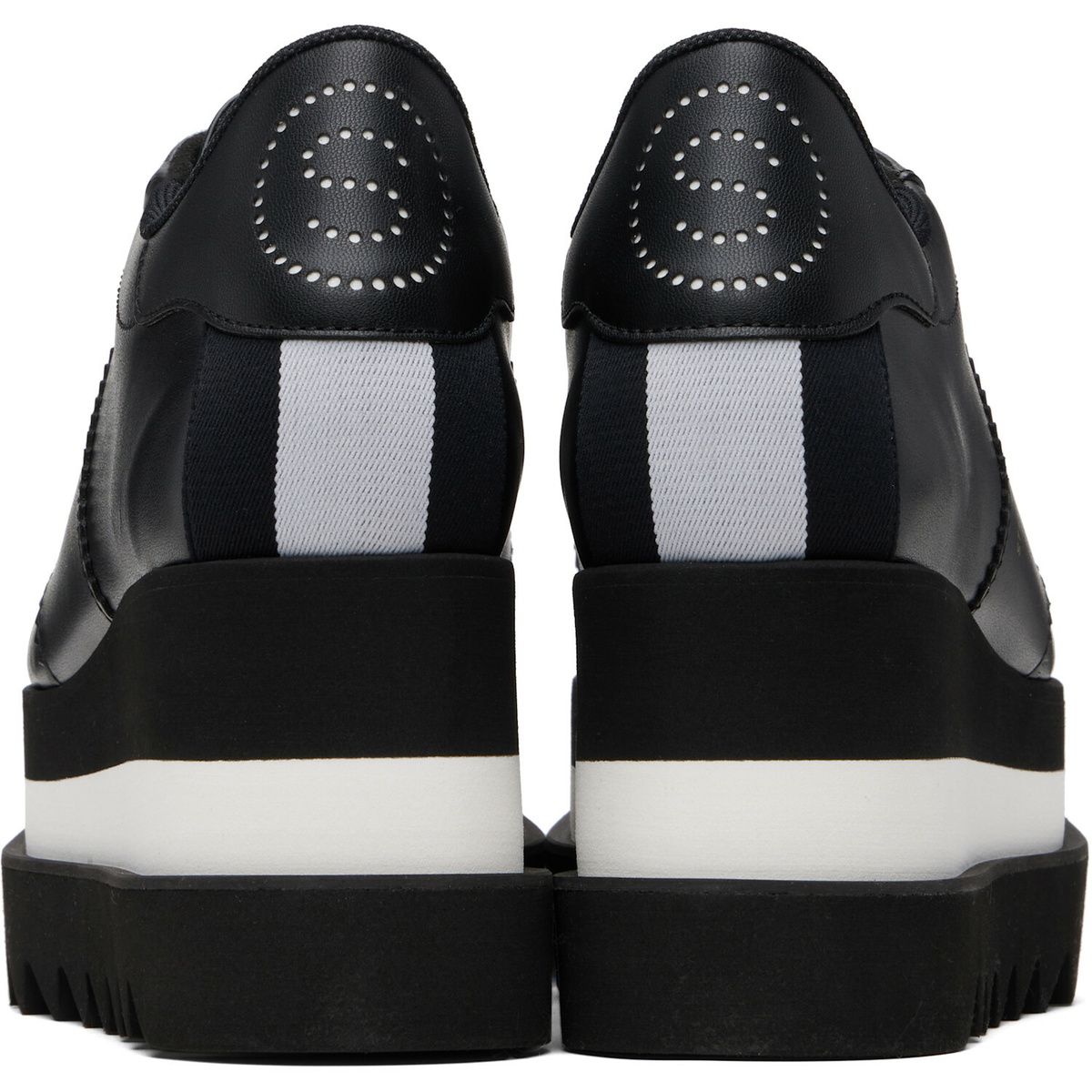 Stella McCartney Black Sneak-Elyse Platform Sneakers