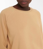 Adam Selman Sport Boxy cotton-blend sweatshirt