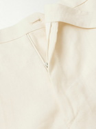 J. Mueser - Waverly Slim-Fit Straight-Leg Linen Suit Trousers - Neutrals