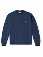 Carhartt WIP - Logo-Appliquéd Cotton-Jersey Sweatshirt - Blue