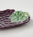 Bordallo Pinheiro Grapes set of 4 earthenware dessert plates