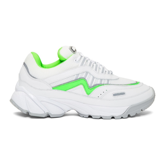 Photo: Axel Arigato White and Green Demo Sneakers