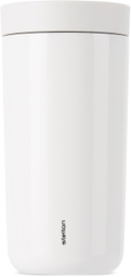 Stelton Off-White To Go Click Cup, 400 mL