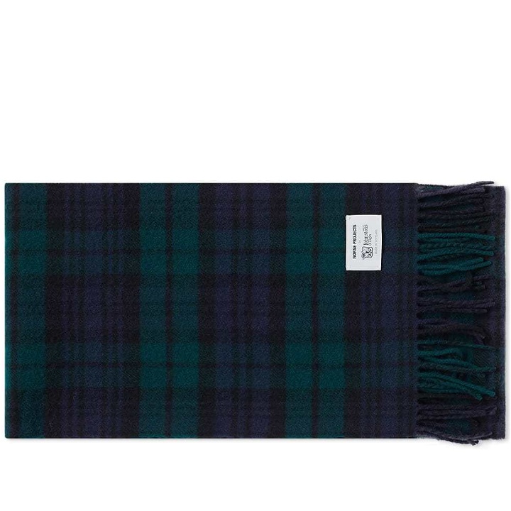 Photo: Norse Projects x Johnstons Check Scarf