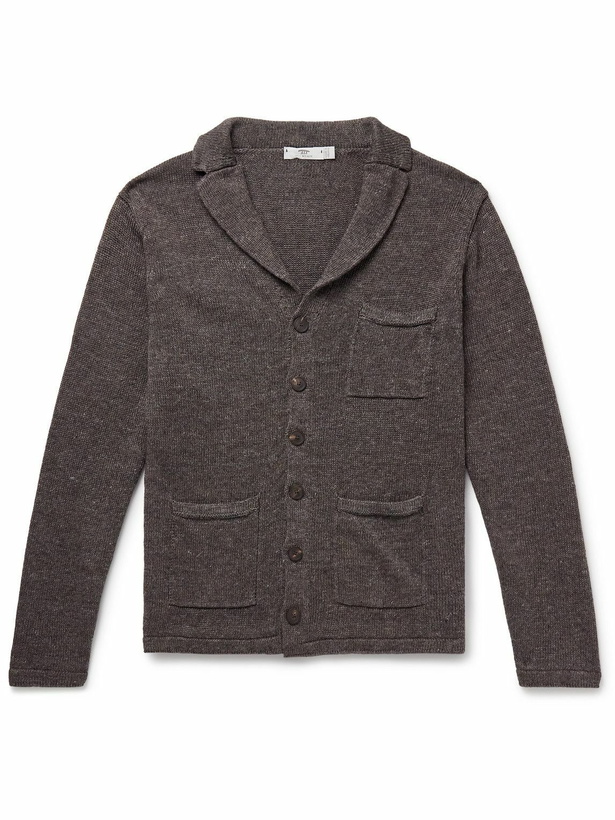 Photo: Inis Meáin - Pub Jacket Linen Cardigan - Gray