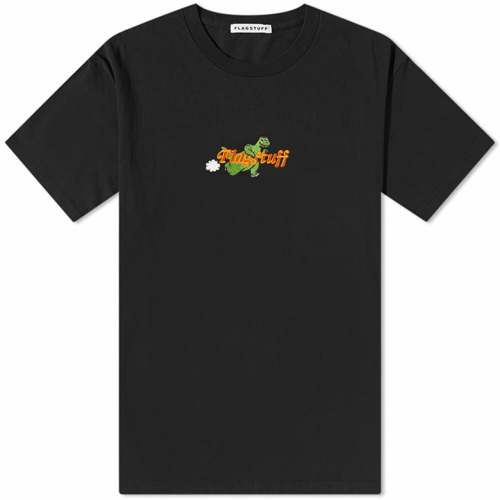Photo: Flagstuff Men's Dino Logo T-Shirt in Black