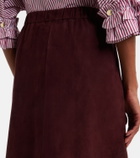 'S Max Mara Suede midi skirt