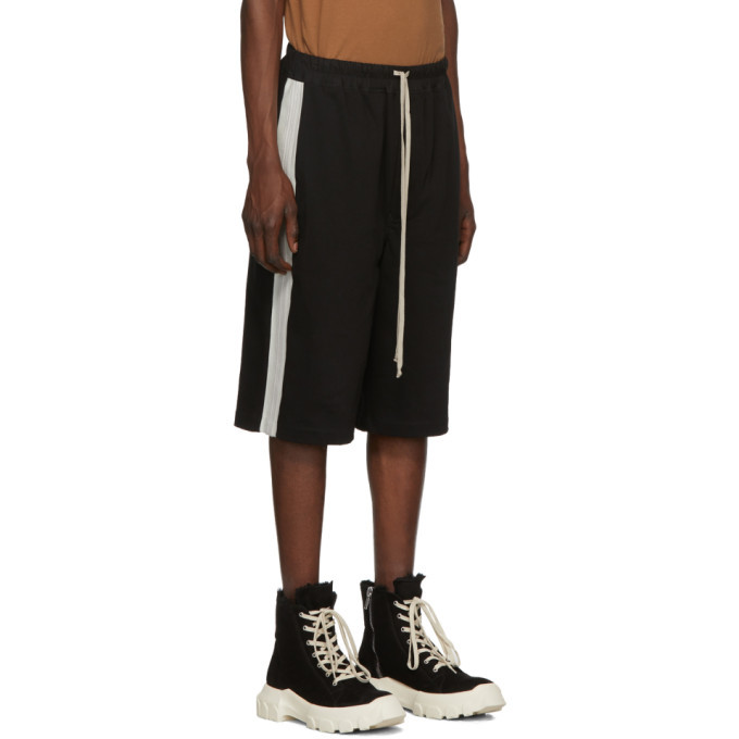 Rick Owens Black Drawstring Karloff Boxer Shorts