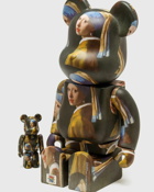 Medicom Bearbrick 400% Vermeer Girl With A Pearl Earring 2 Pack Multi - Mens - Toys