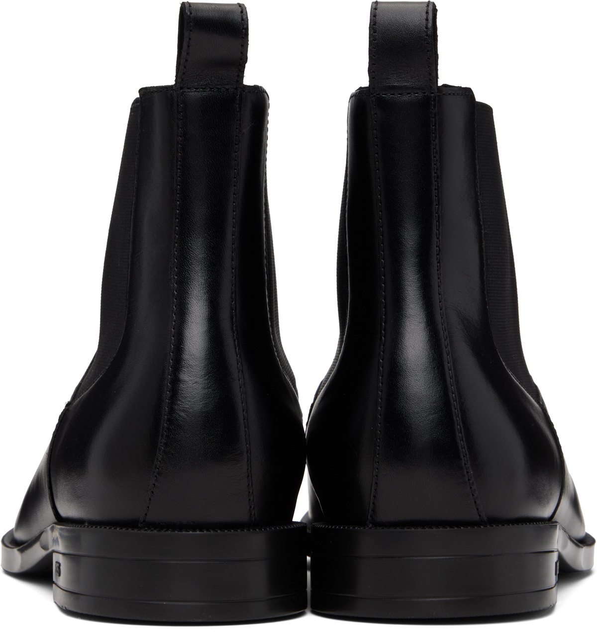 BOSS Black Leather Chelsea Boots