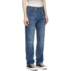 Levis Blue 501 93 Straight Jeans