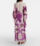 Adriana Degreas Printed beach cover-up