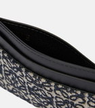 Loewe - Anagram jacquard and leather card holder