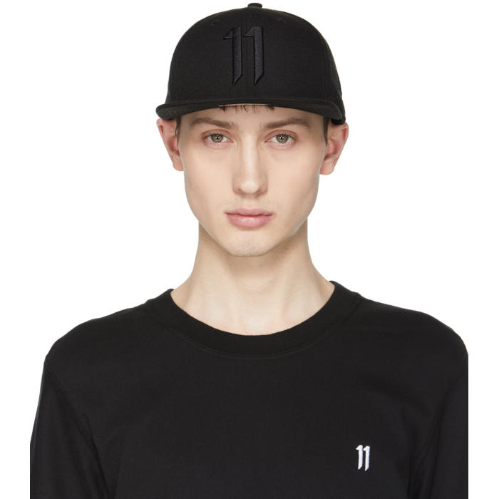 11 by Boris Bidjan Saberi Black New Era Edition Logo Cap 11 by