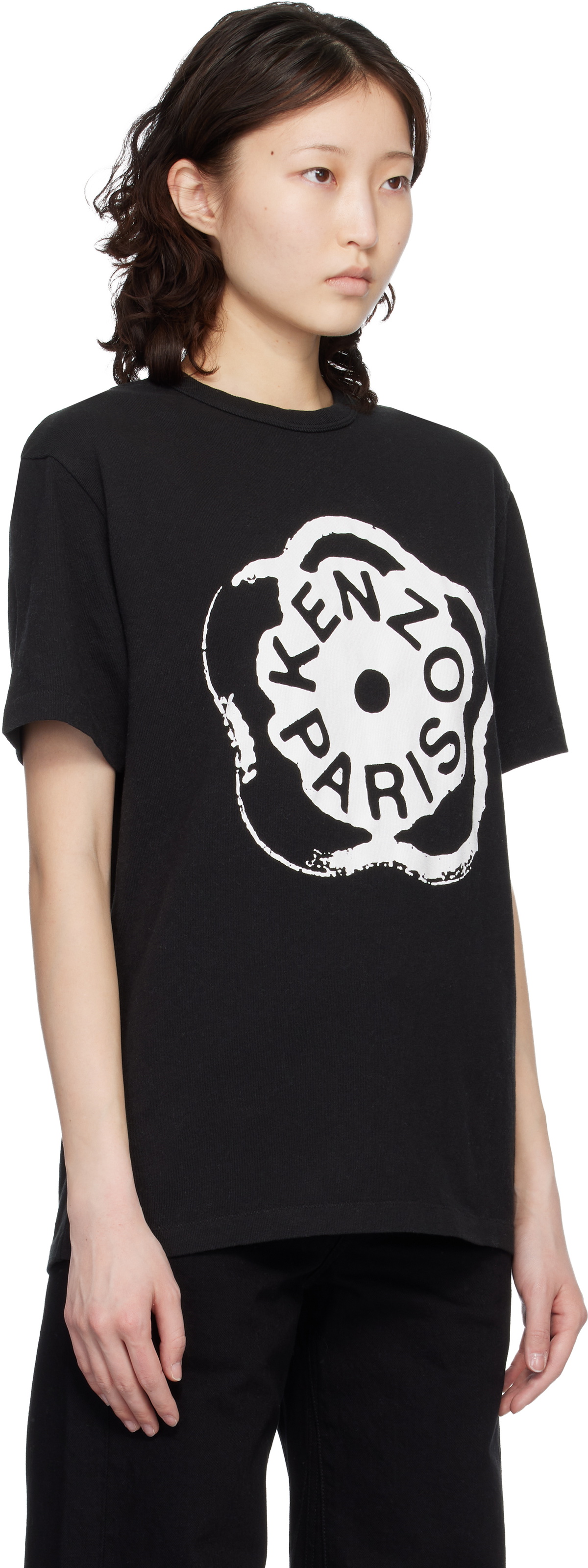 Kenzo Black Kenzo Paris 'Boke Flower 2.0' Loose T-shirt