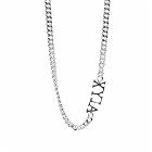 1017 ALYX 9SM Men's Chain Logo Necklace in Silver