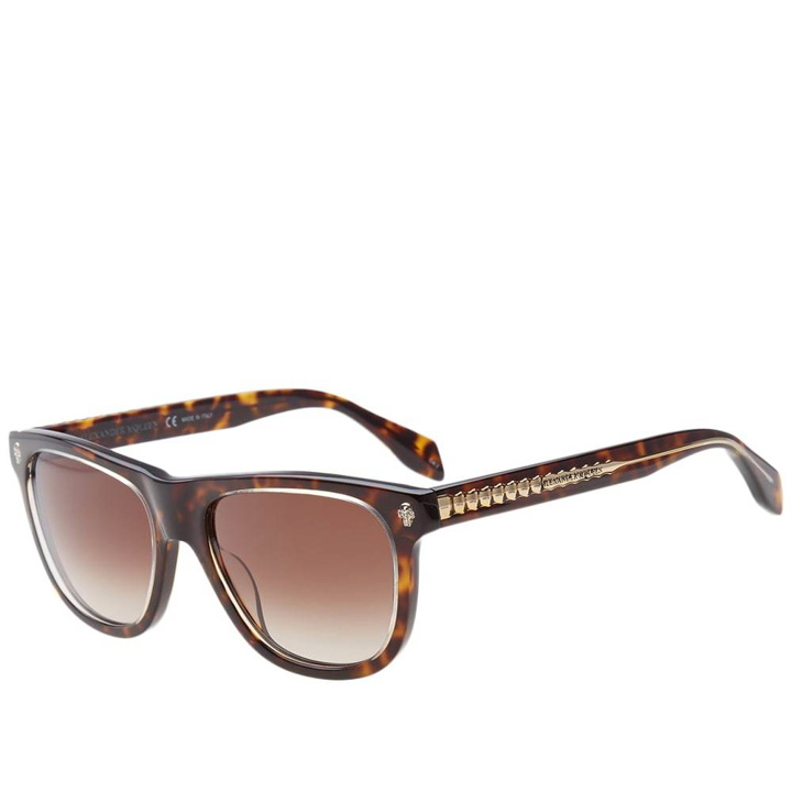 Photo: Alexander McQueen AM0023S Sunglasses Brown