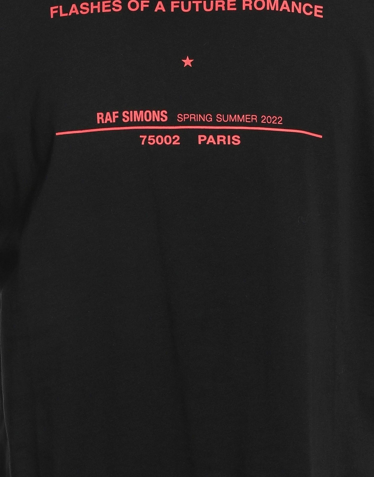 Raf Simons Mens T-shirt in Black