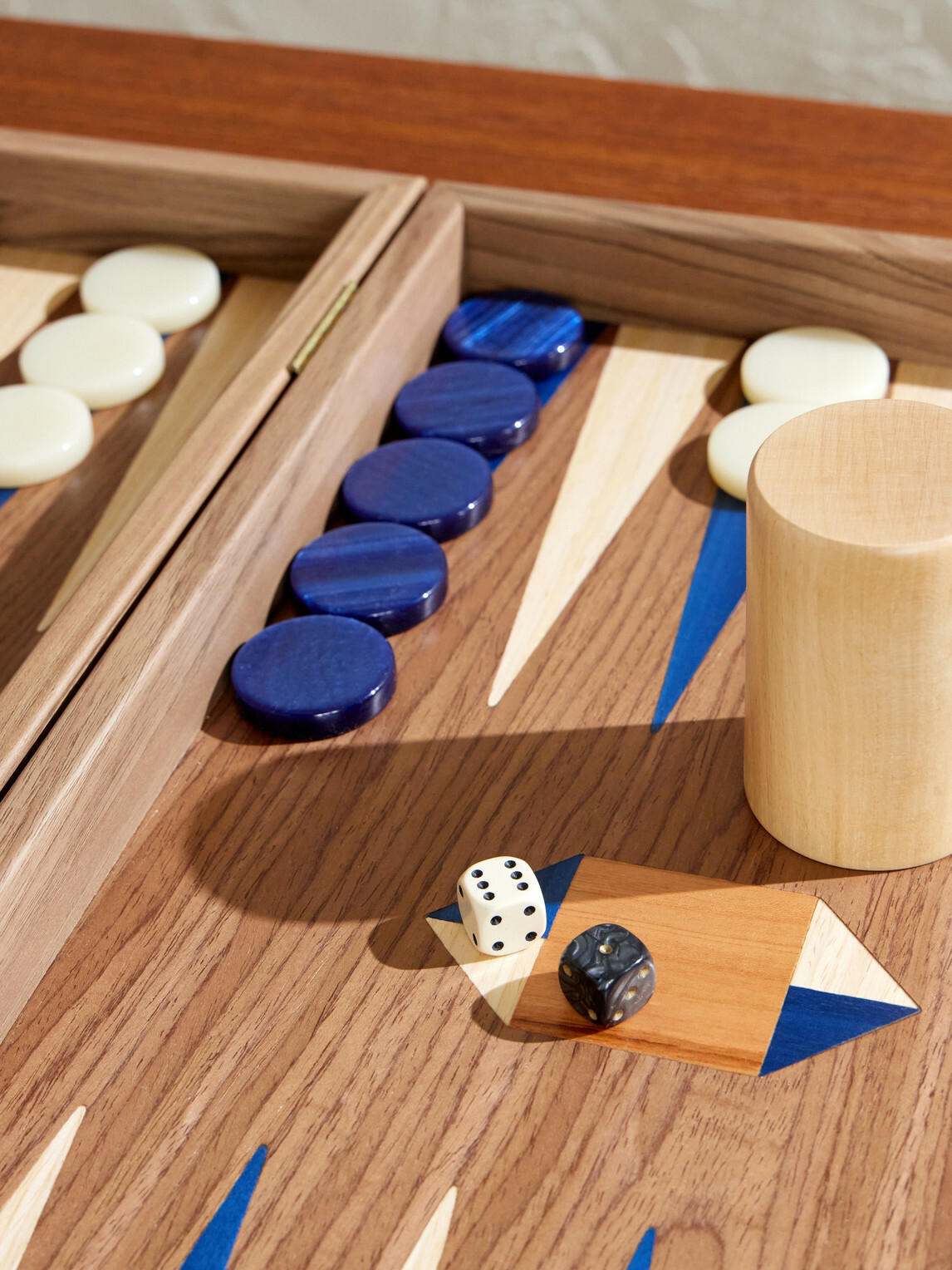 The Conran Shop - Milos Wood Travel Backgammon Set