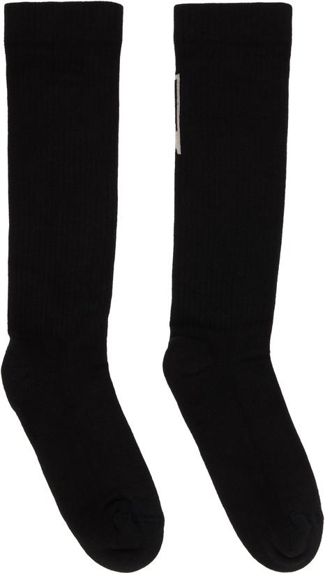 Photo: Rick Owens DRKSHDW Black Hollywood Knee High Socks