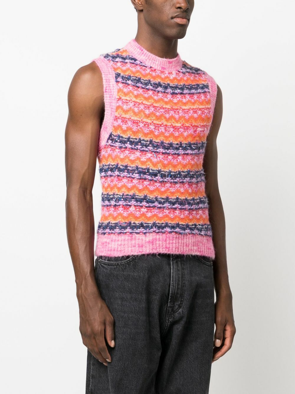 Andersson Bell Multicolour Colour Jacquard Wool Vest