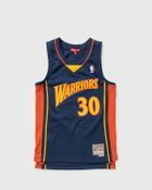 Mitchell & Ness Nba Women's Swingman Jersey Golden State Warriors 2009 10 Stephen Curry #30   Blue/Orange     Tops & Tanks   L